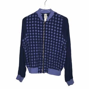 Anthro Amadi Eyelet Redskin Blouson Bomber Jacket